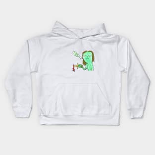 Bog Man Friggin Stabs You Kids Hoodie